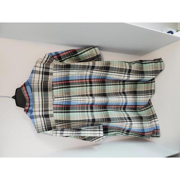 Chaps Performance Short Sleeve Plaid Shirt - XL - Picture 3 of 5